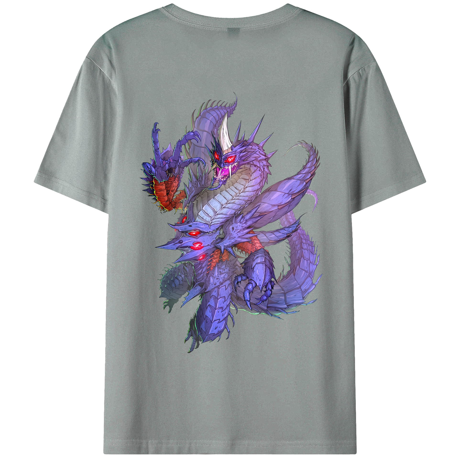 （画像用） ウルトラマン Ultraman 綿100％ メンズ半袖Tシャツ（バックプリント） 通気性